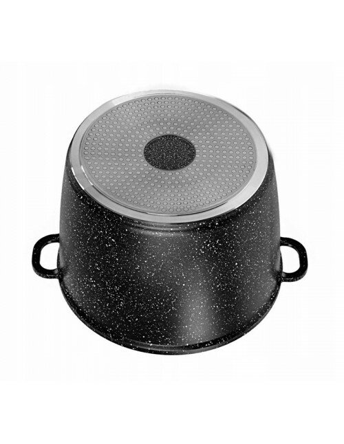 Kookpan Keramische Coating 24 cm Zwart Ed&euml;nb&euml;rg Stonetec Line