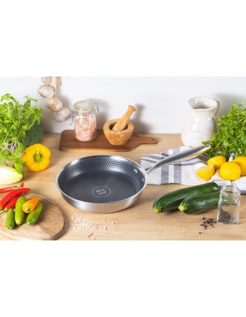 Koekenpan Keramische Coating 24 cm Zilver Ed&euml;nb&euml;rg Exclusive Line