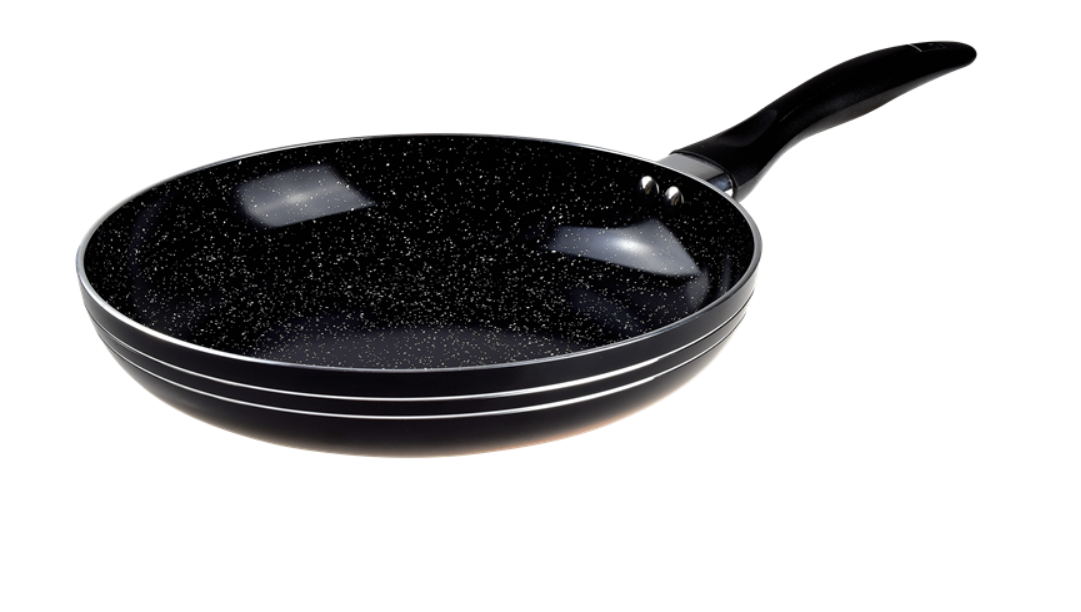 Koekenpan Keramische Coating 18 cm Zwart-Zilver Ed&euml;nb&euml;rg Stonetec Line