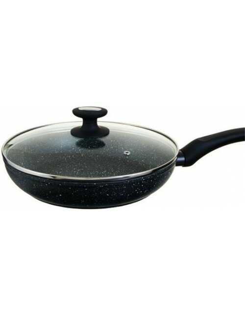 Hapjespan Keramische Coating 24 cm Black Ed&euml;nb&euml;rg Stonetec Line