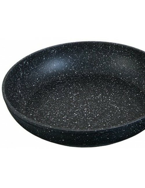 Hapjespan Keramische Coating 24 cm Black Ed&euml;nb&euml;rg Stonetec Line