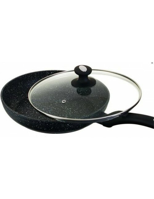 Hapjespan Keramische Coating 24 cm Black Ed&euml;nb&euml;rg Stonetec Line