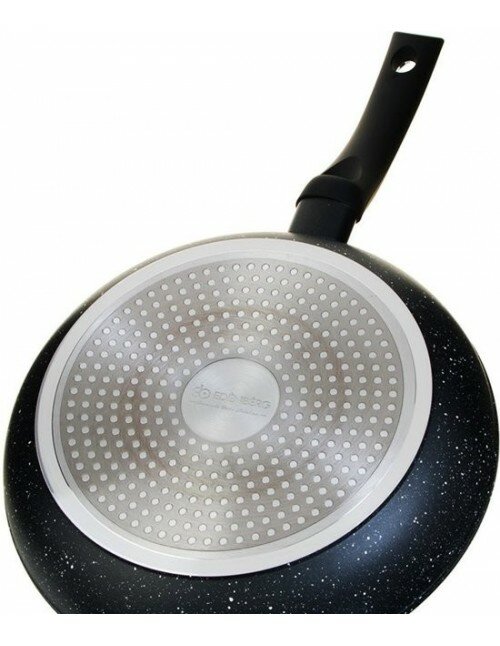 Hapjespan Keramische Coating 24 cm Black Ed&euml;nb&euml;rg Stonetec Line