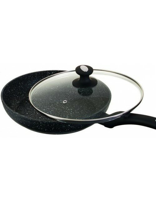 Hapjespan Keramische Coating 28 cm Black Ed&euml;nb&euml;rg Stonetec Line