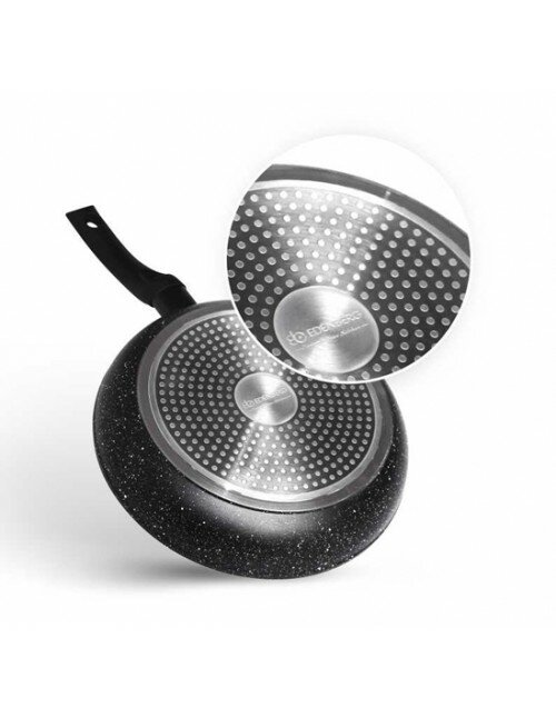 Koekenpan Keramische Coating 30 cm Black Ed&euml;nb&euml;rg Stonetec Line