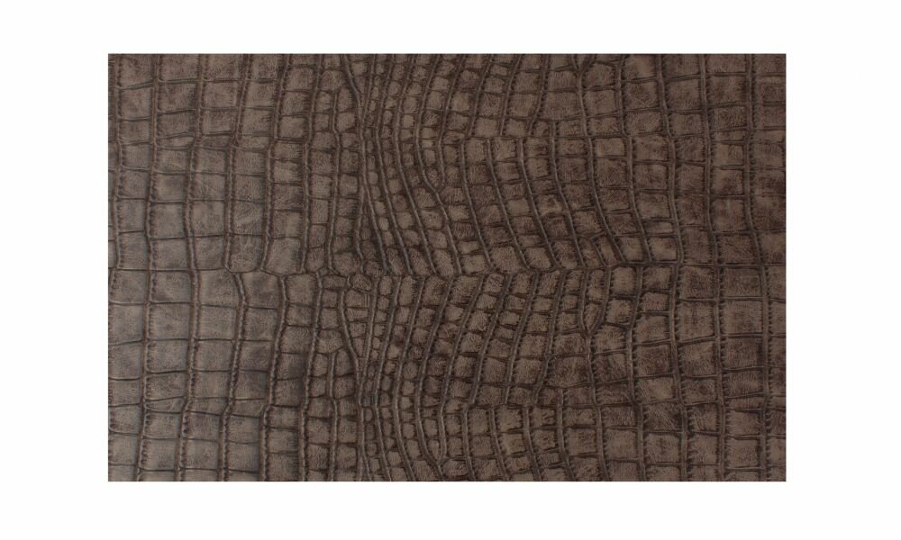 Placemat 45 x 30 cm Krokodillook Bruin Layer