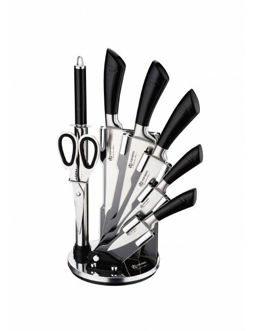 Messenset met Luxe Messenhouder 8-Delig Black Line Ed&euml;nb&euml;rg