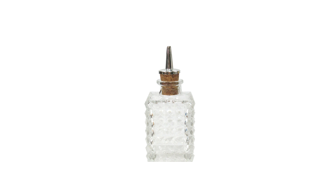 Fles met schenktuit 10 cl