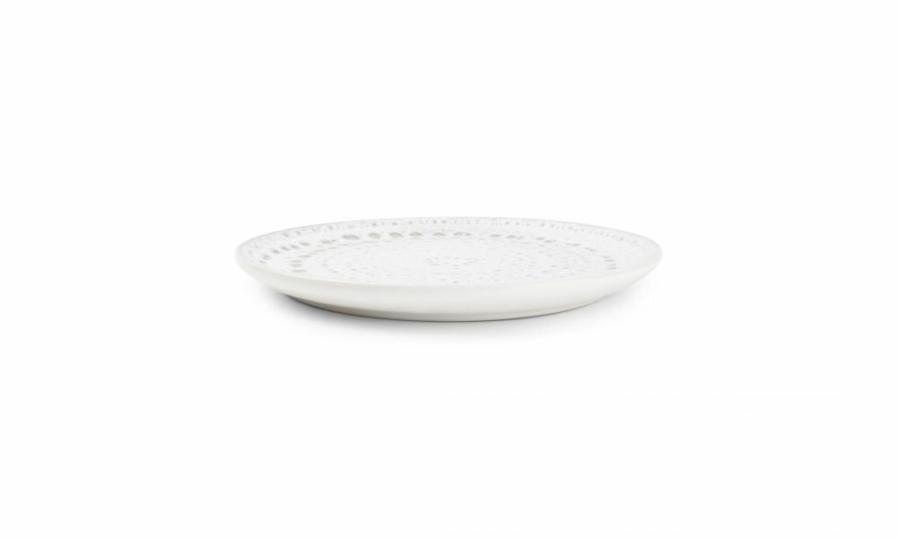 Bordje 21cm Nima wit