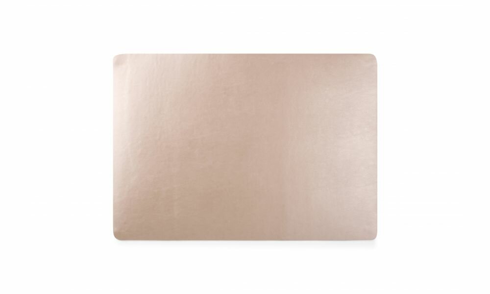Placemat 43 x 30 cm Lederlook Ros&eacute; Goud Layer