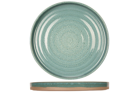 Bord 26 cm Basalt Ocean Green 