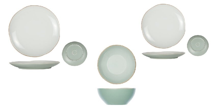 Serviesset 18-delig Oleada Mint