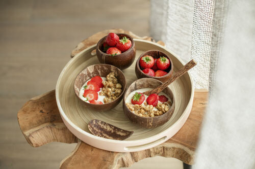 Schaal 35 - 50 cl Coconut Cosy &amp; Trendy - Set van 4 stuks