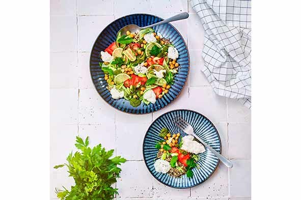 Dessertbord 21,5 cm Stripe Atlantis