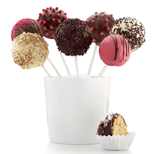 Bakvorm voor 18 Cake Pops Silicone L&eacute;ku&eacute;