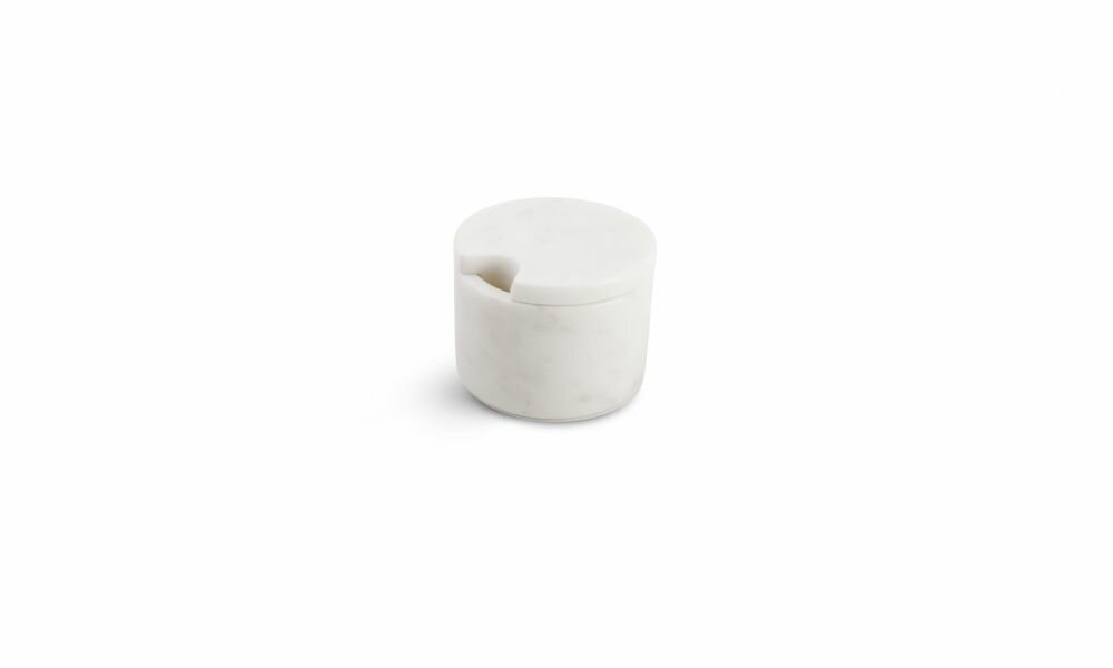 Suikerpot marble white Pura