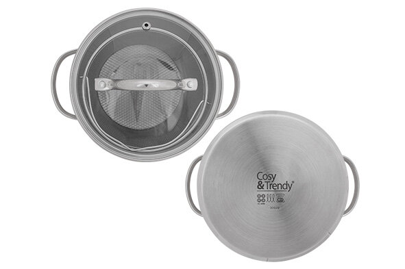 Asperge pan 16 cm RVS met deksel Daily Cosy&amp;Trendy