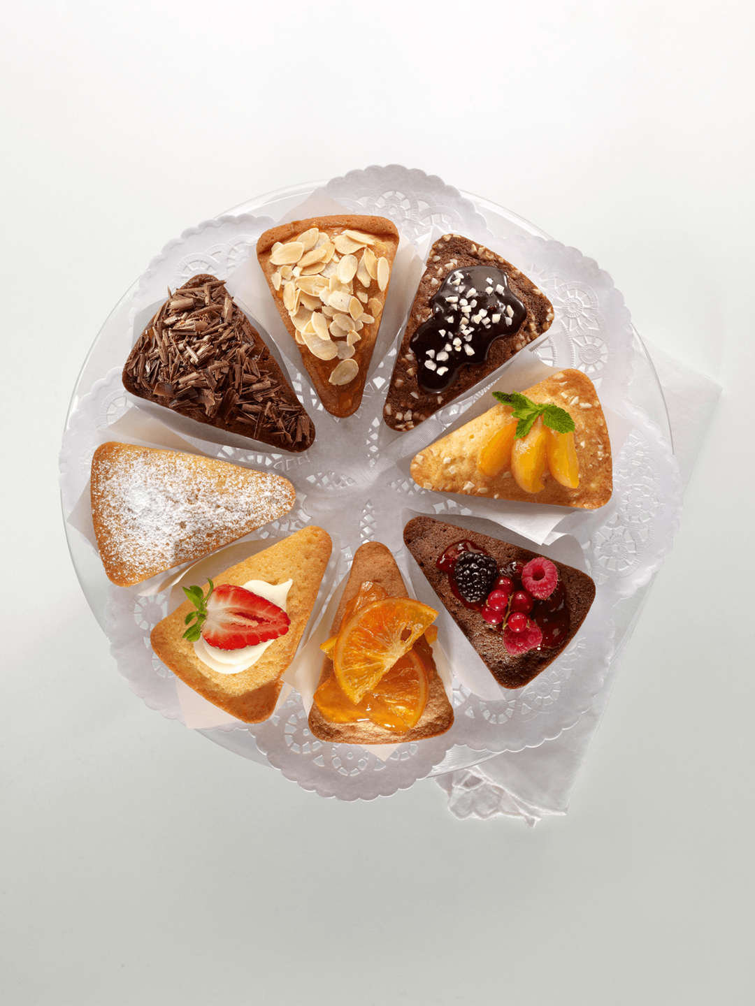 Bakvorm voor 8 Individuele Taartstukken Silicone L&eacute;ku&eacute;