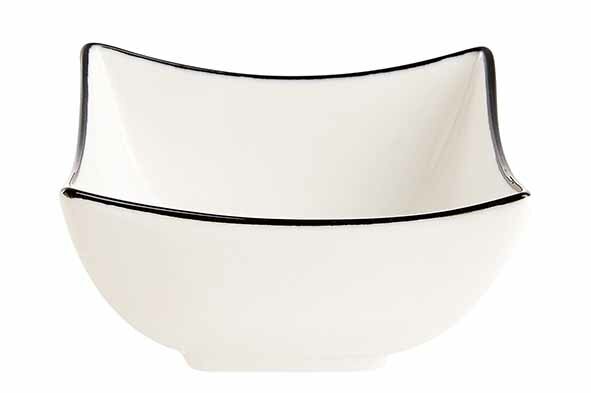 Aperoschaaltjes set van 6 wit 9 cm x 9 cm Appetizer