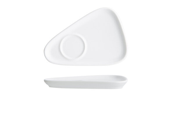 Espresso kopje 9 cl met schotel driehoekig Aroma Triangle