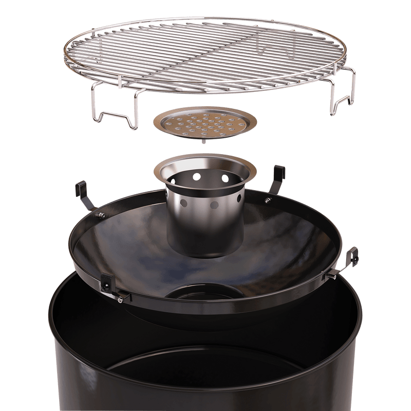 Barbecue ton houtskool Edson Black