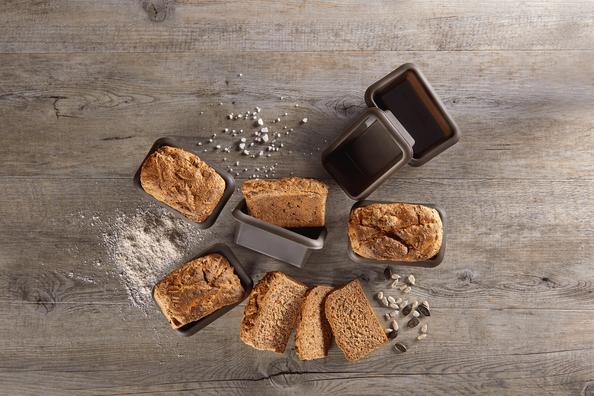 Broodvormpjes Mini set van 6 stuks Flexiform Lurch