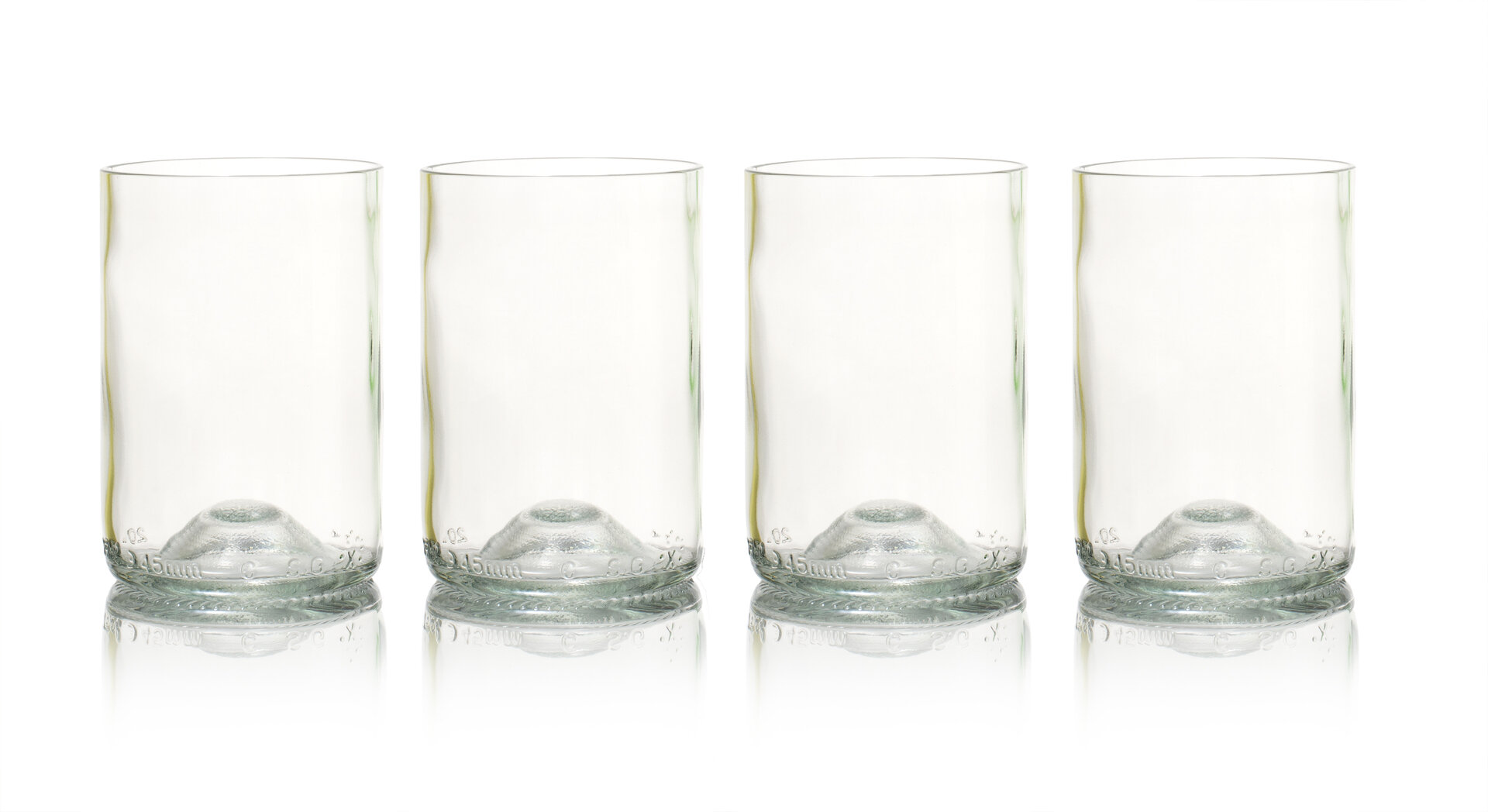 Tumbler 33cl set van 4 Transparant Rebottled