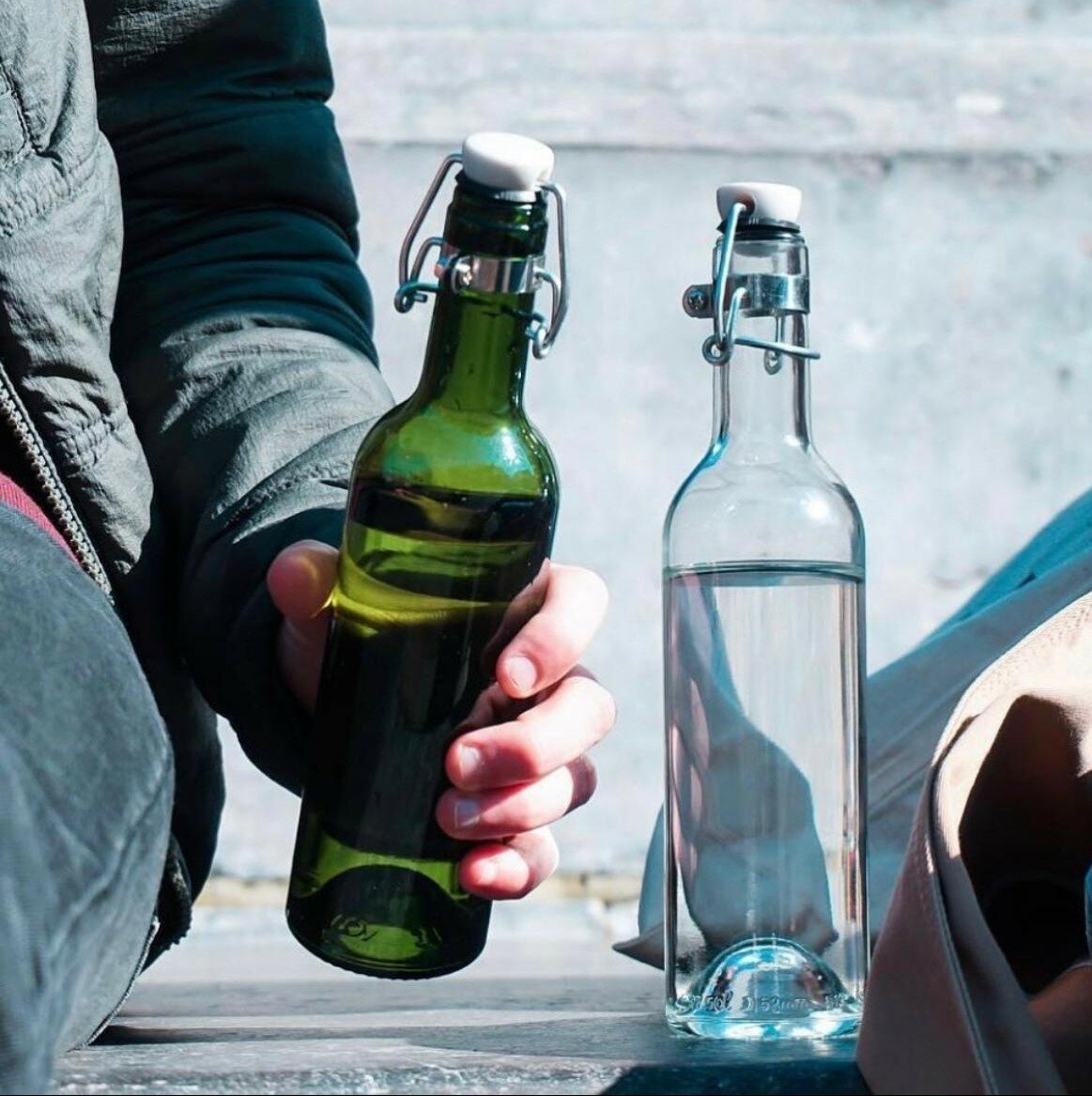 Fles Capsule Rebottled Transparant