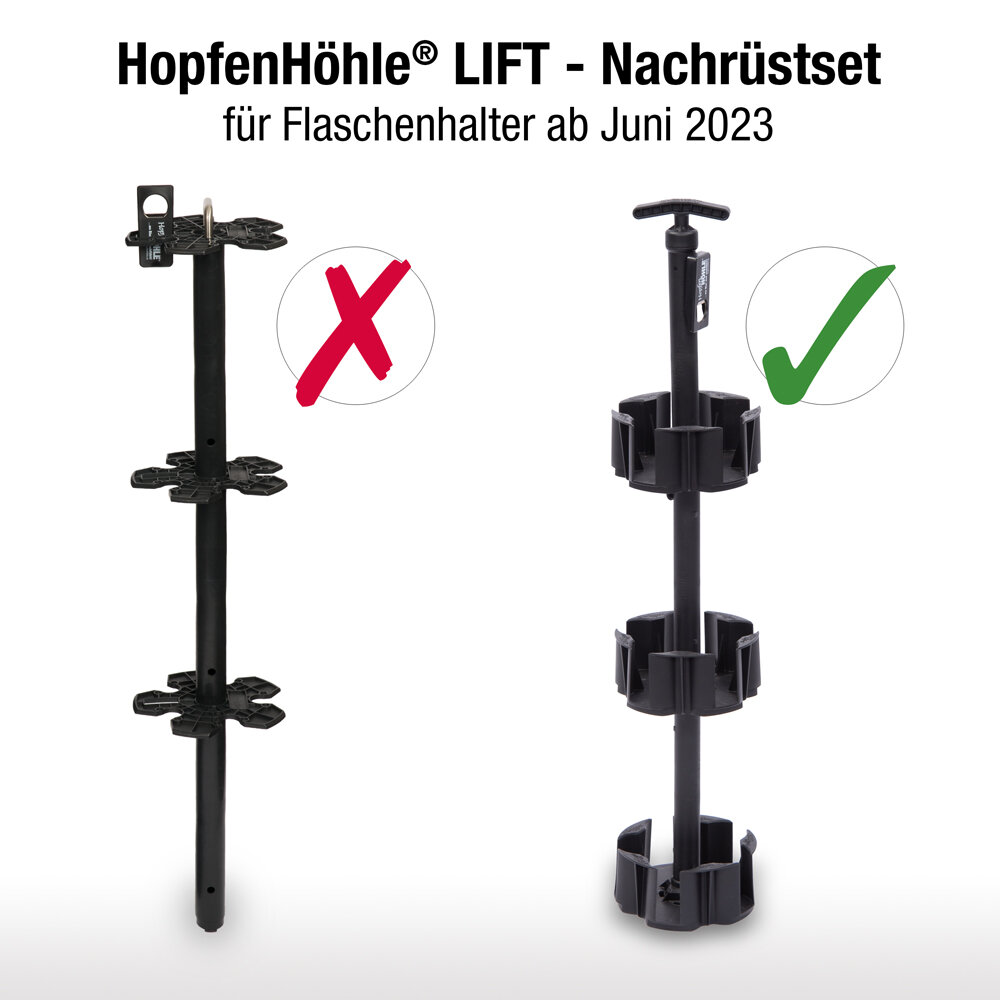Automatische lift (retrofitset) voor ondergrondse bierlift koeler 