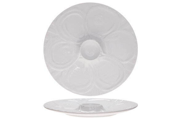 Oesterbord wit rond 28,5 cm Cosy&amp;trendy