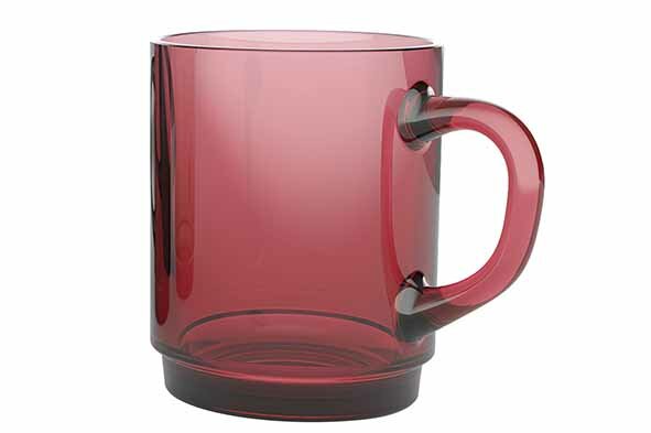 Beker met oor 25 cl Terracotta Alba