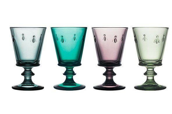 Wijnglas op voet 24cl Abeille set van 4
