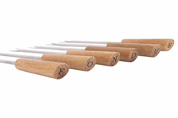 Fondueset zwart 6 personen Aspen gietijzer