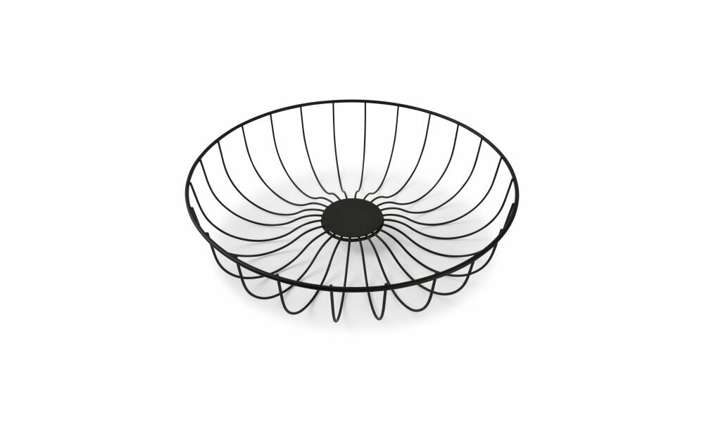 Draadmand 35 cm zwart Octo