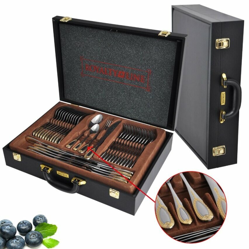 Bestekset in koffer 72-delig Old Dutch Gold