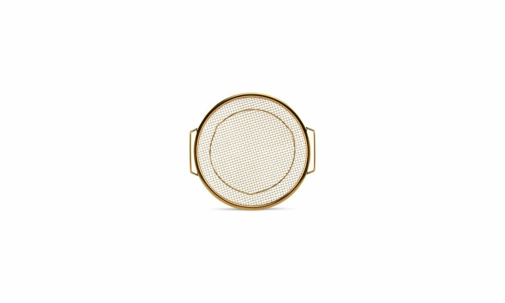 Draadmand 19,5 cm goud Serve