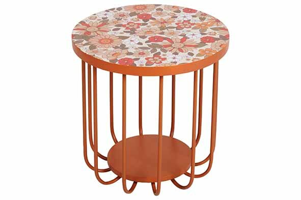Bijzettafel Table Top Floral Print Cosy &amp; Home