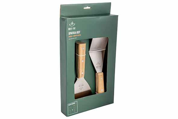 Spatelset 2 stuks met handvat Whitefire