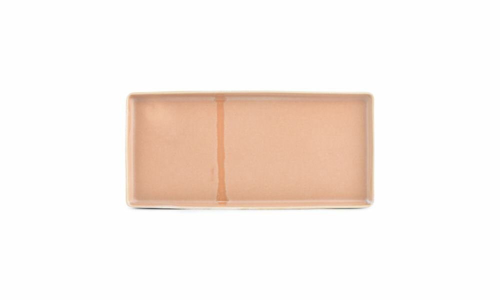 Serveerschaal 14 x 32 cm Roze Flow