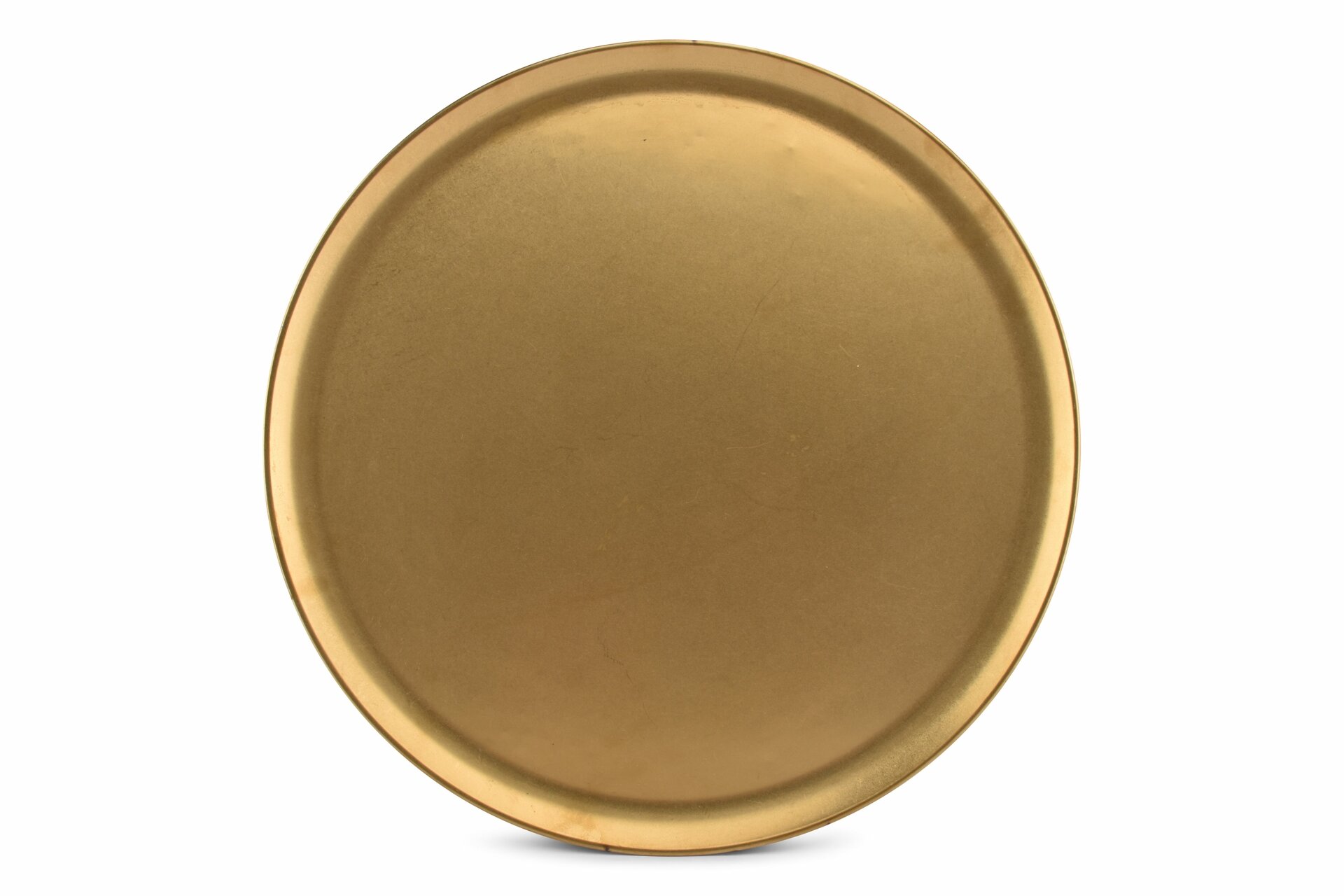 Dienblad antique 44 cm goud Serve rond