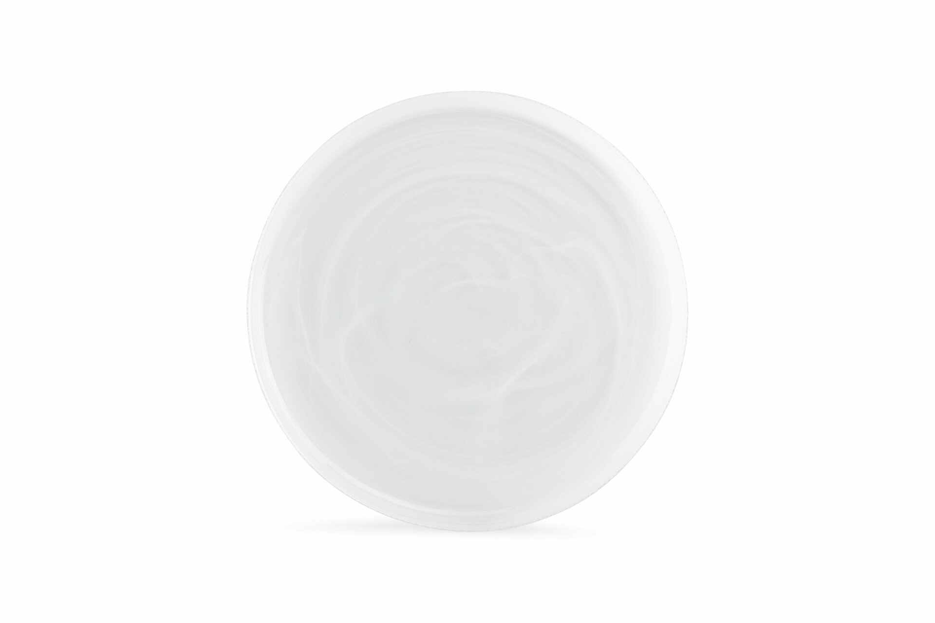 Plat bord 33 cm wit Twirl