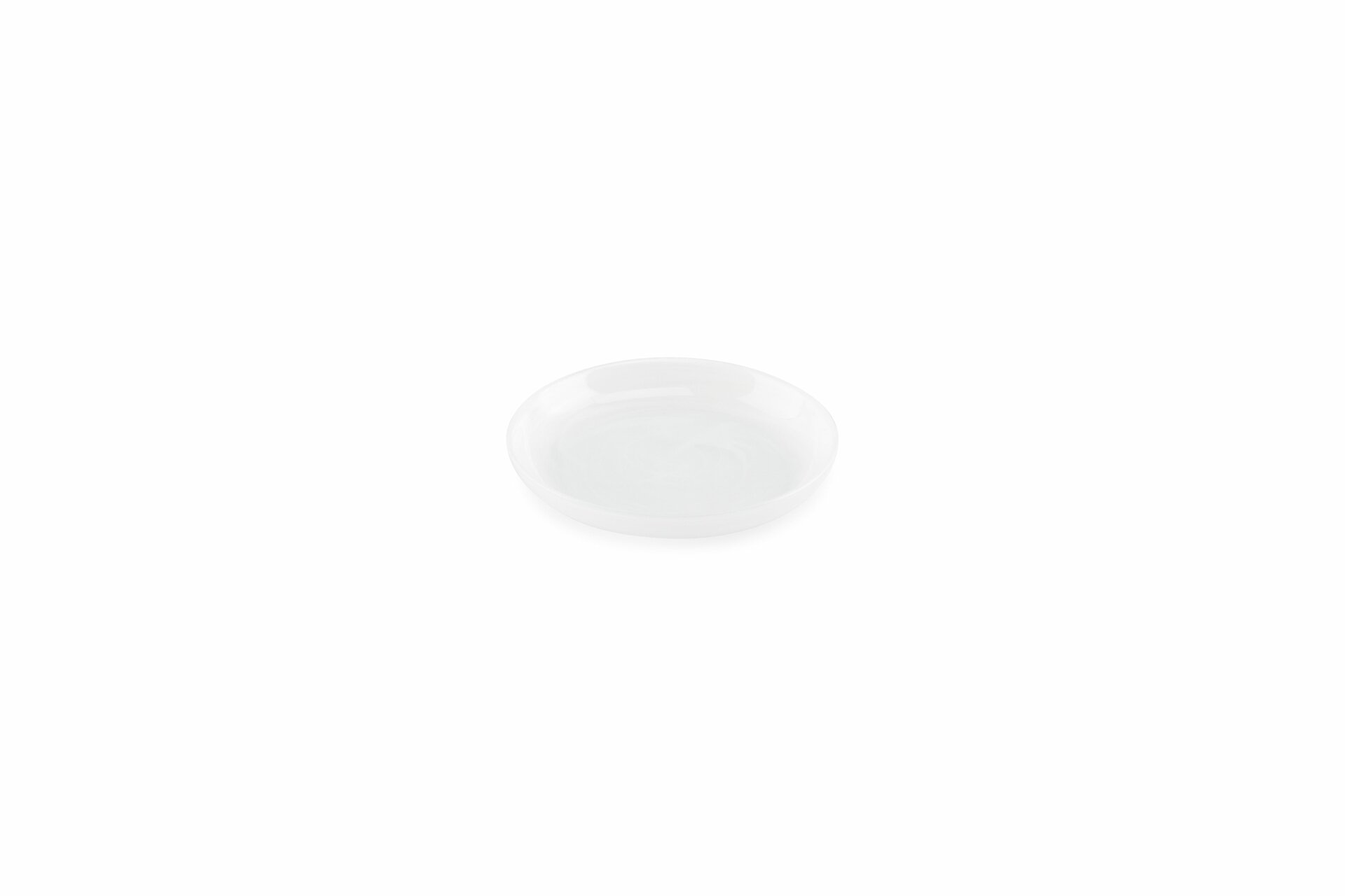 Plat bord 14 cm wit Twirl