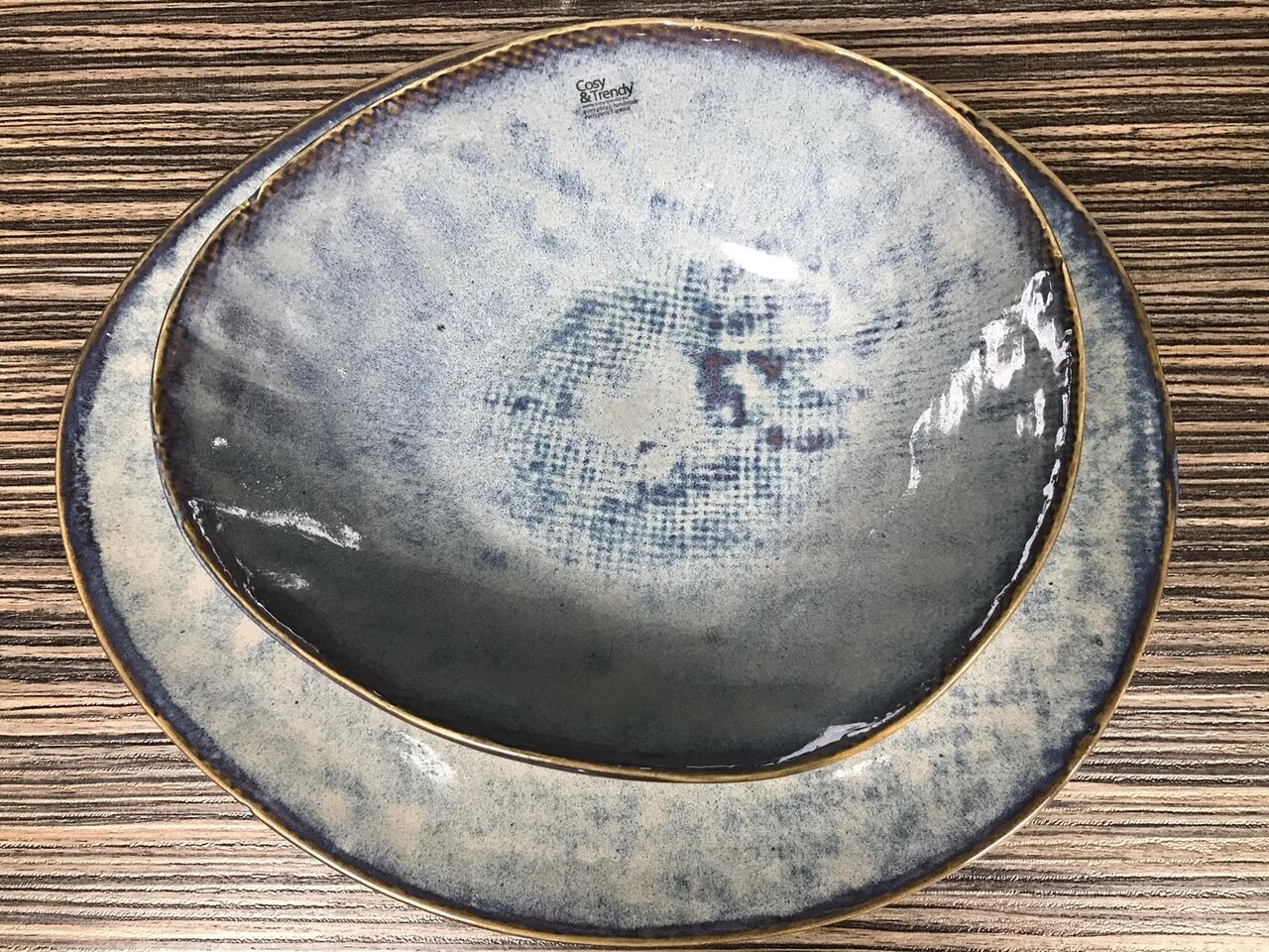 Serviesset 8 personen Aicha Blue