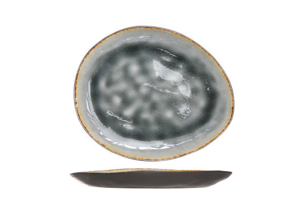 Bord ovaal Laguna Blue Grey