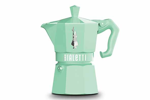 Percolator Moka Express Bialetti groen 3-kops