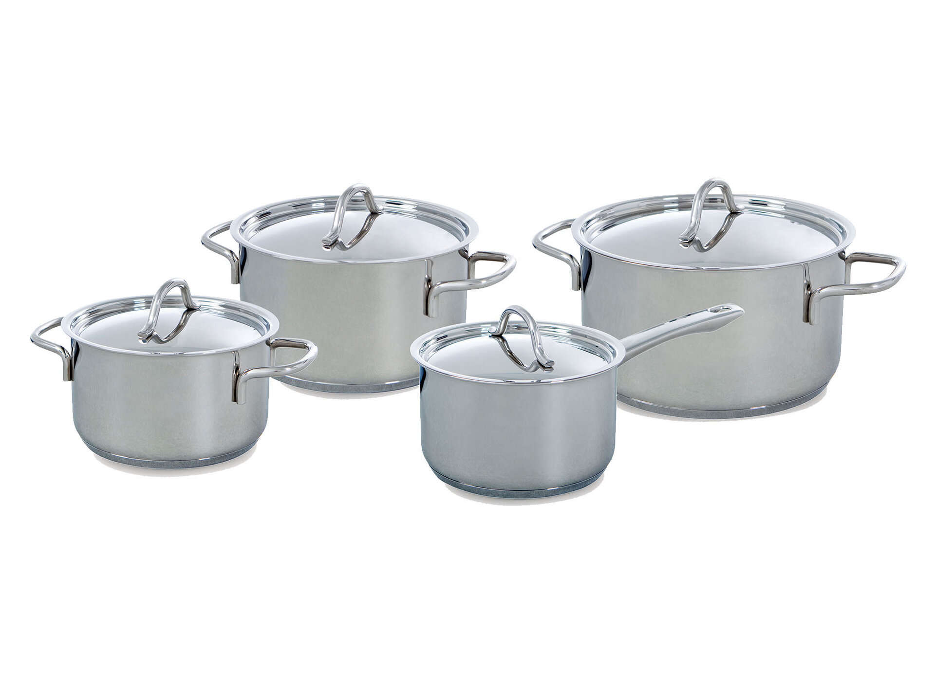 Pannenset BK Profiline RVS 8-delig