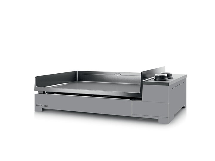 Bakplaat Forge Adour Premium 60 Elektrisch zwart grijs 