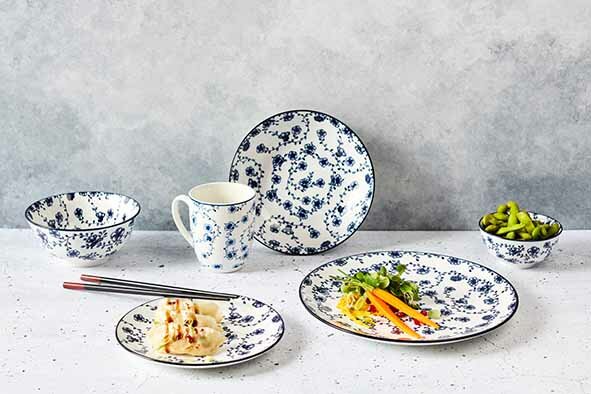 Kopje met oor 37 cl Flor Azul