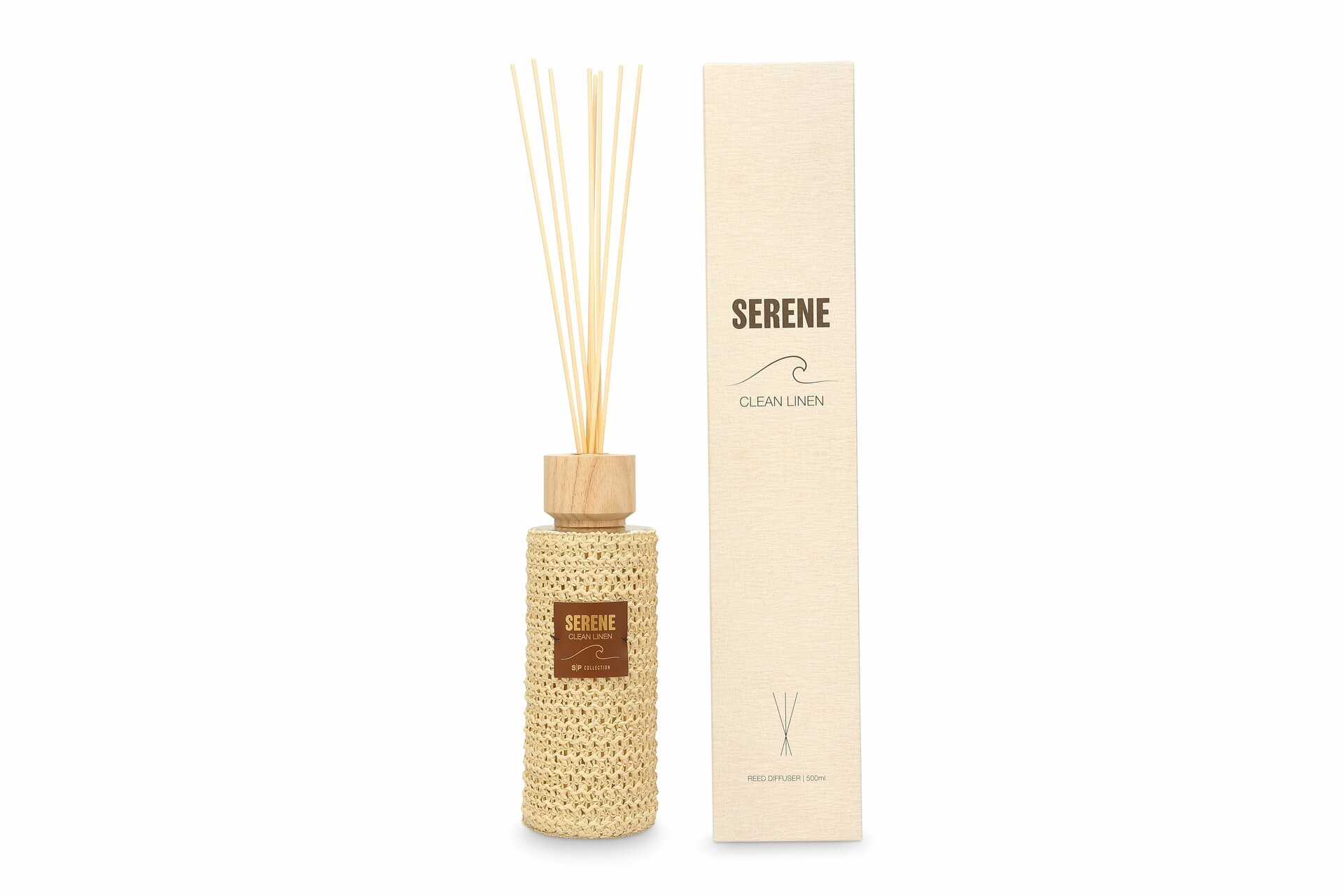 Geurstokjes 500 ml Serene Linnen