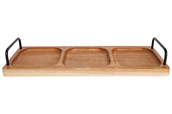 Serveerplank 40 cm Acacia met handvat